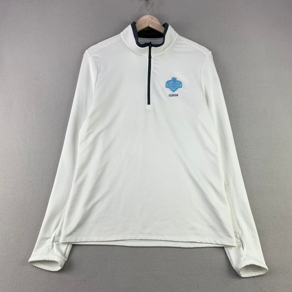 Nike Stretch 1/2 Zip Cover Up Womens Medium 2022 NFL Draft Performance Top